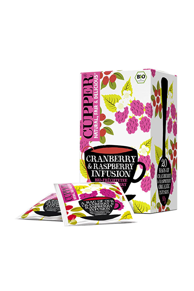 Cranberry & Raspberry Infusion Organic Fruit Tea