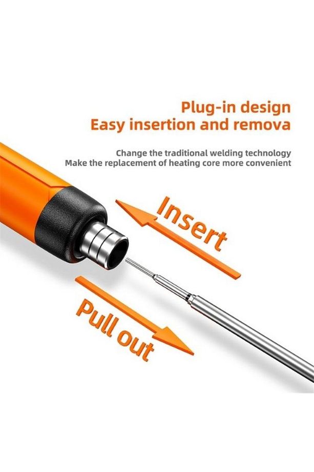 Şarjlı Kablosuz Kaliteli Havya Seti Usb Type-c Şarj - 3