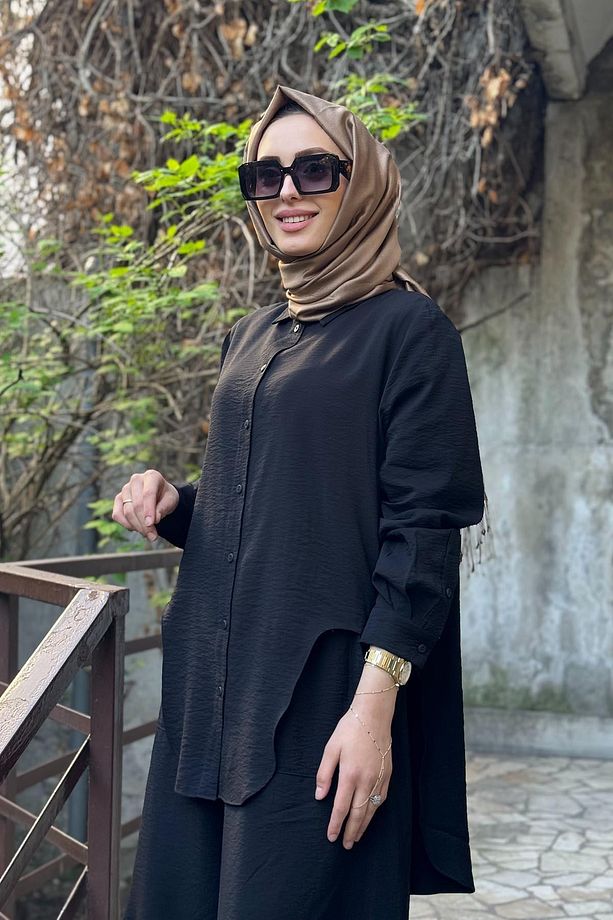 Nancy Gömlekli Takım Cl25y02cl382601 Siyah - 3