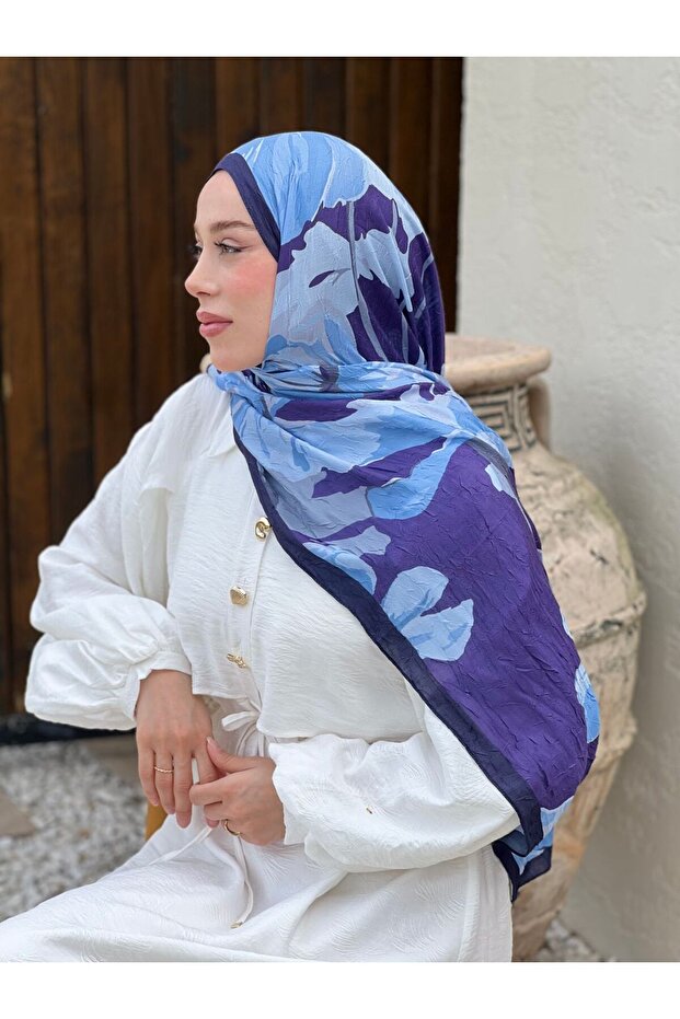 Rapsodi Desen Bambu Şal - 2