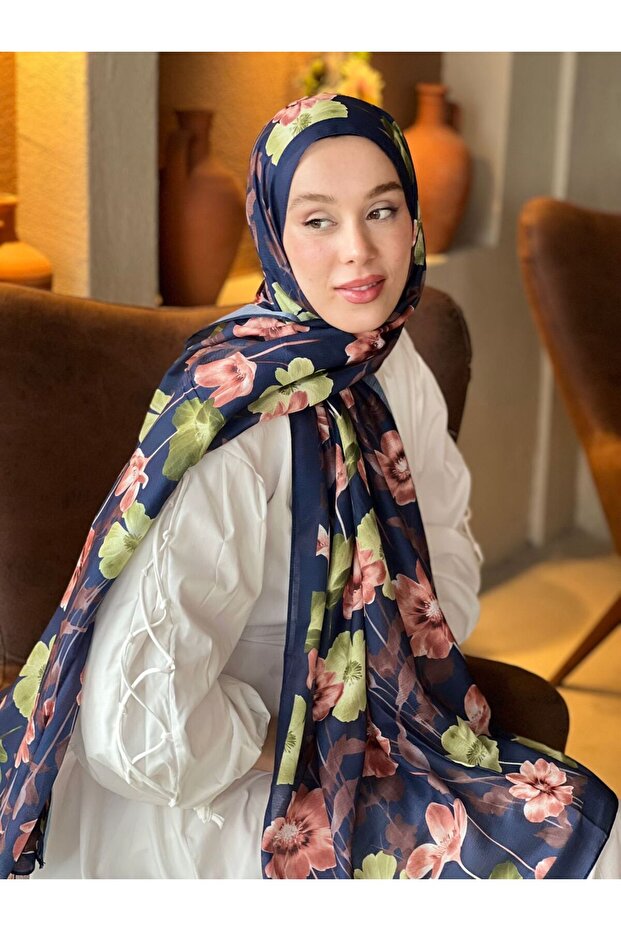 Fiori Pattern Lina Shawl - 3