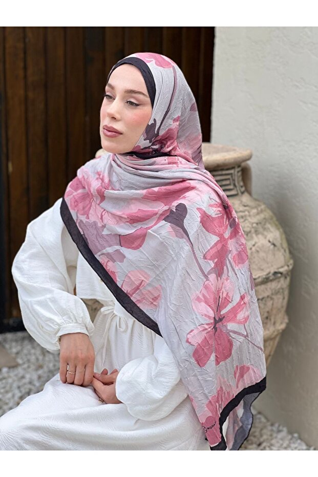 Rapsodi Desen Bambu Şal - 2