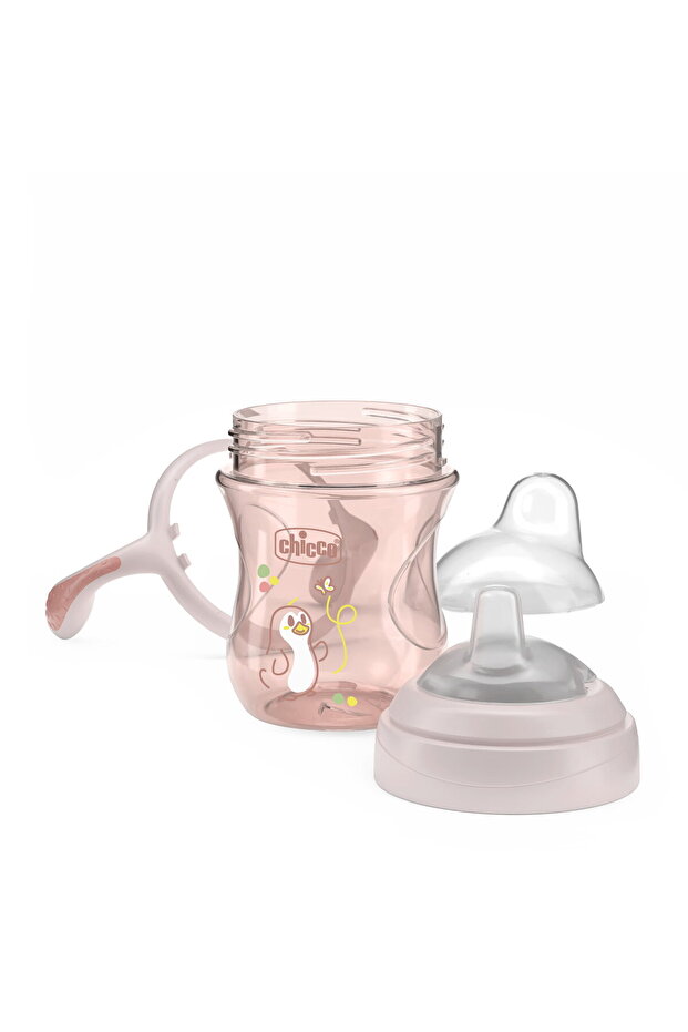 كوب انتقالي ذو طرف ناعم للفتيات بعمر 4 أشهر - 2