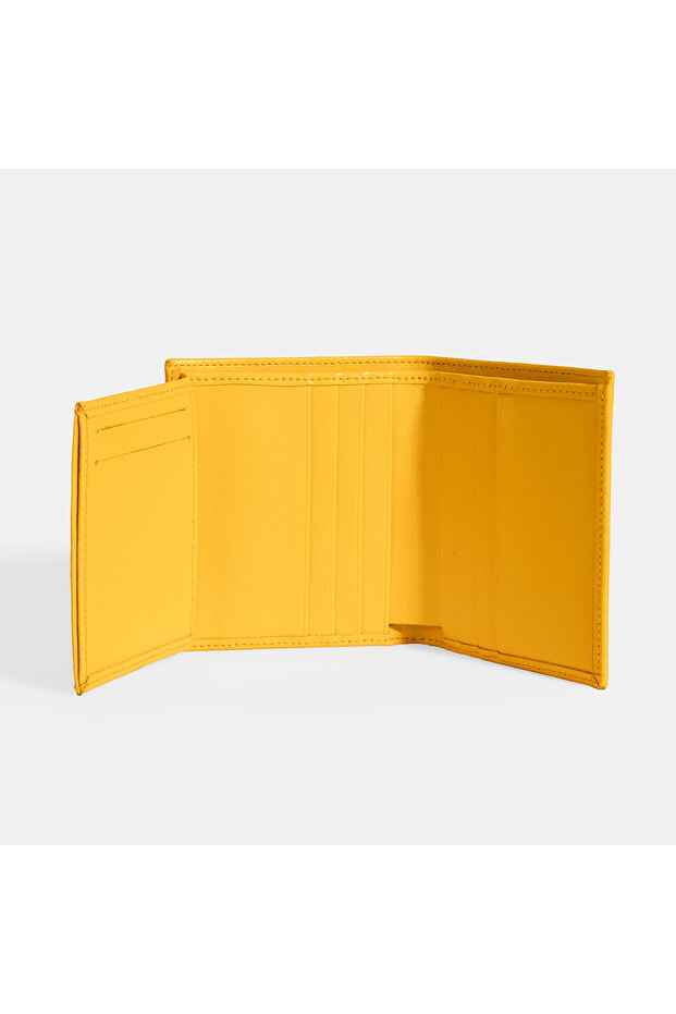 Kadın Turuncu Deri Cüzdan - 5