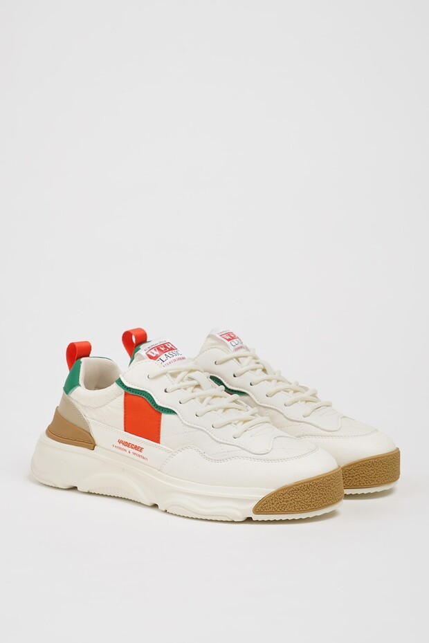 Degre Model Combination Leather Imported Sole Sneaker Shoes