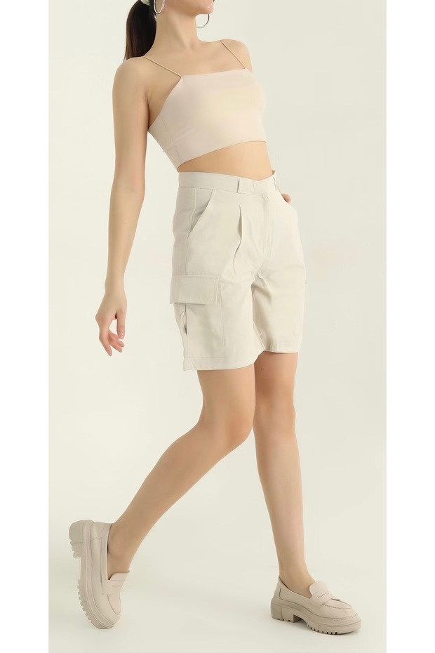 Kargo cepli şort - 1