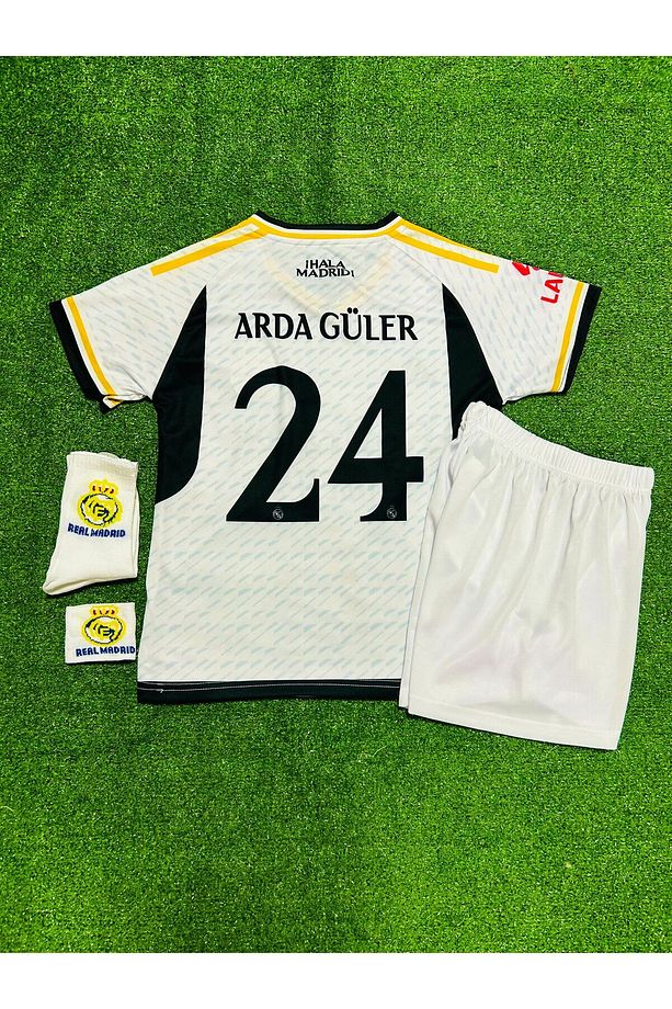 R.Madridd 2023--24 Sezon A.r.d.a-güler İç Saha Çocuk Forması 4'lü (ARMALI SET) - 1