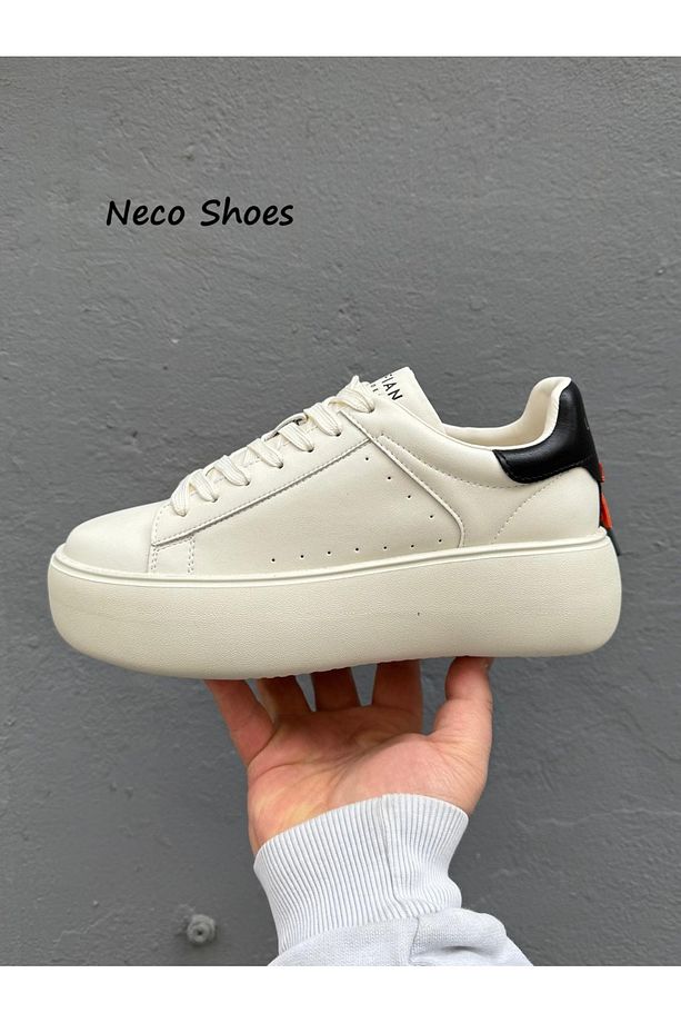 YÜKSEK TABAN UNISEX SNEAKER, HAFİF EVA TABAN, COMFORT İÇ PED - 8