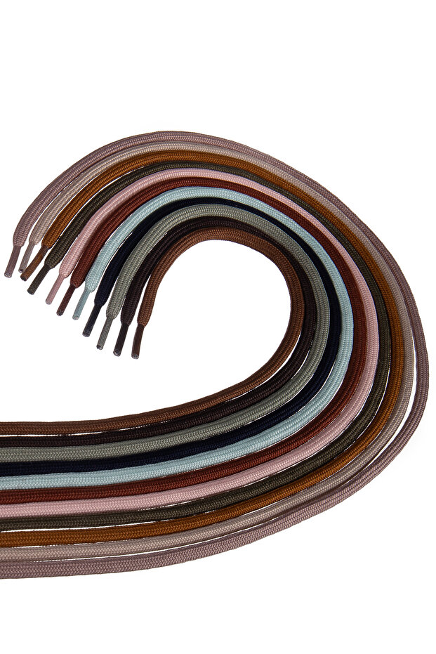 Yuvarlak Polyester Spor Ayakkabı ve Bot Bağcığı 120 cm - 3