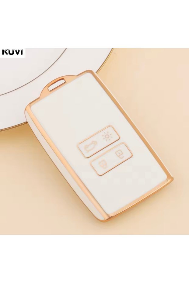 Renault Captur Key Case White-Gold