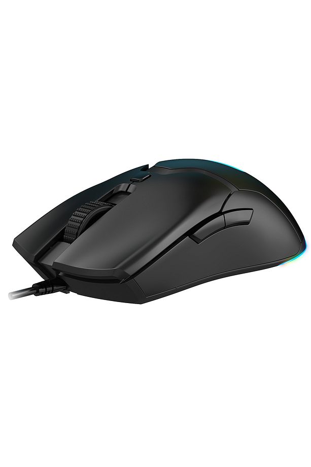 Cerberus Pixart PAW3519 Sensörlü 4200 Dpi Wide Rgb Özel Abs Doku Kablolu Gaming Mouse - Siyah - 4