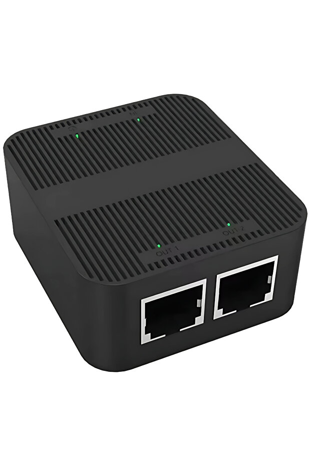 4594 RJ45 Ethernet Splitter 1 Giriş 2 Çıkış 100Mbps Hız Çevirici Çoklayıcı - 4