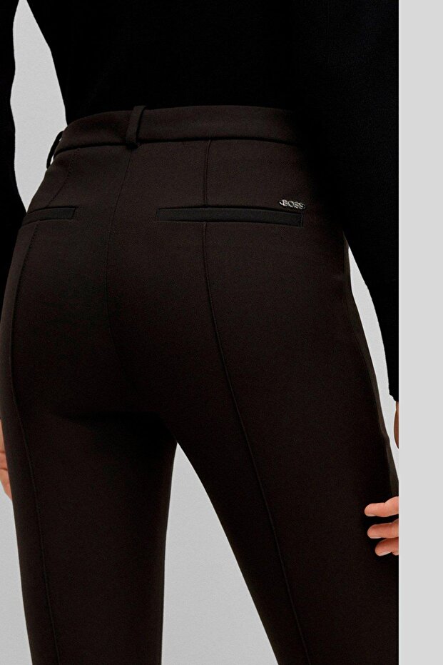 Hugo Boss Elastik Kadın Pantolon Siyah - 4