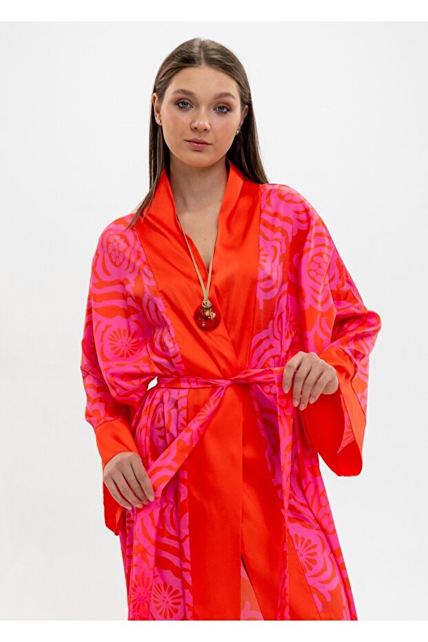 Plaj Elbisesi- Dinamik Pembe - 6