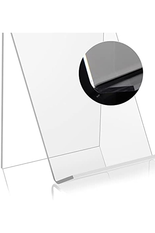 Set of 5 Clear Acrylic Book Stands – Transparent Display Holders for Books, Menus, and Magazines - 2