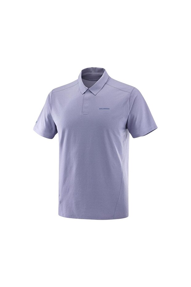 TRACKLINE POLO Ανδρικό T-Shirt ΜΠΛΕ ΓΡΑΝΙΤΗΣ LC2439500 - 3