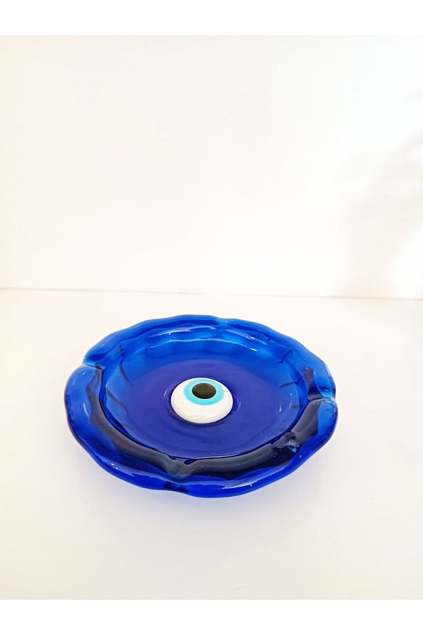 Nazar Boncuk El yapımı Cam Küllük - 3