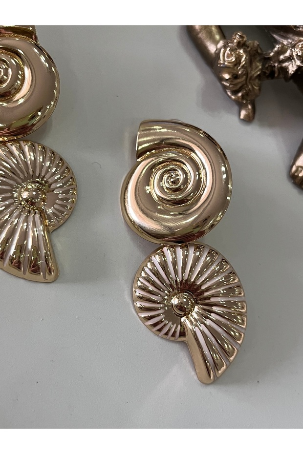 Salyangoz model küpe - 3