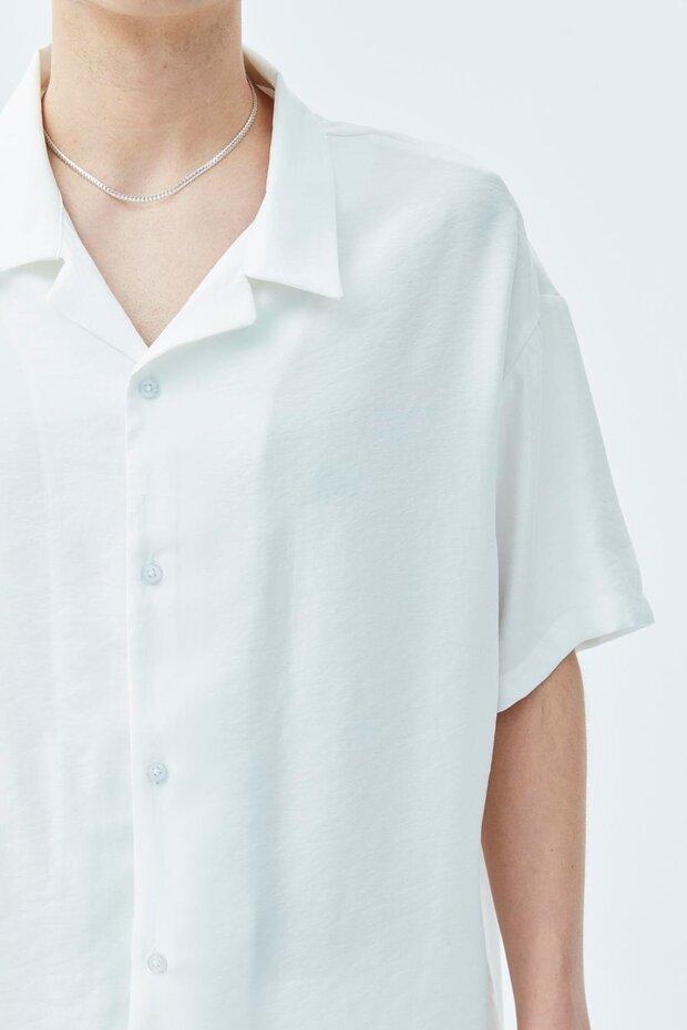 Basıc Oversize Keten Takım Ekru - 3