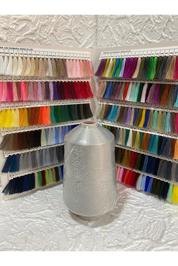 خيط الاوفرلوك (IP موز) 500 جرام (رمادي) - 1