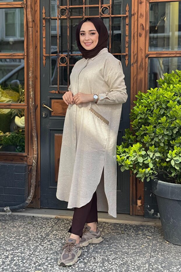 SCL Tunik 10002511211054 Bej - 1