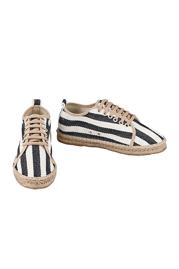 El Yapımı Hasır Taban Espadril - 3
