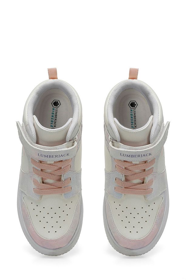 BLOOM 4FX Beyaz Kız Çocuk High Sneaker - 4