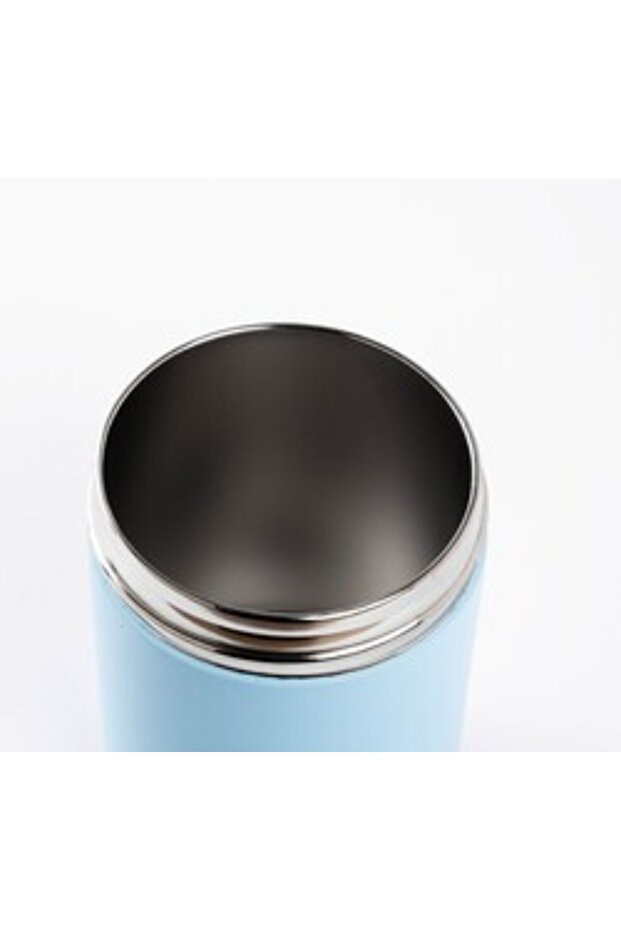 Mavi 2si 1 Arada Kapaklı Termos Bardak 480ml - 6