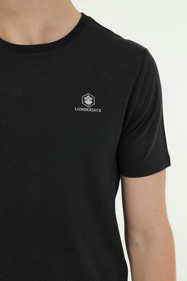 M-ct110 Bsc C Nk T-sh 4fx Siyah Erkek Kısa Kol T-shirt - 4