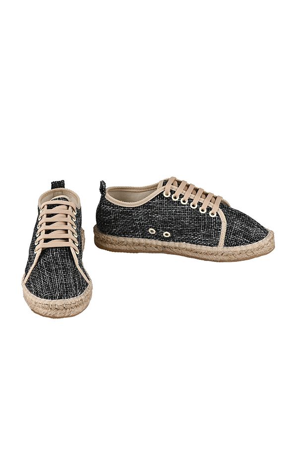 El Yapımı Hasır Taban Espadril - 3