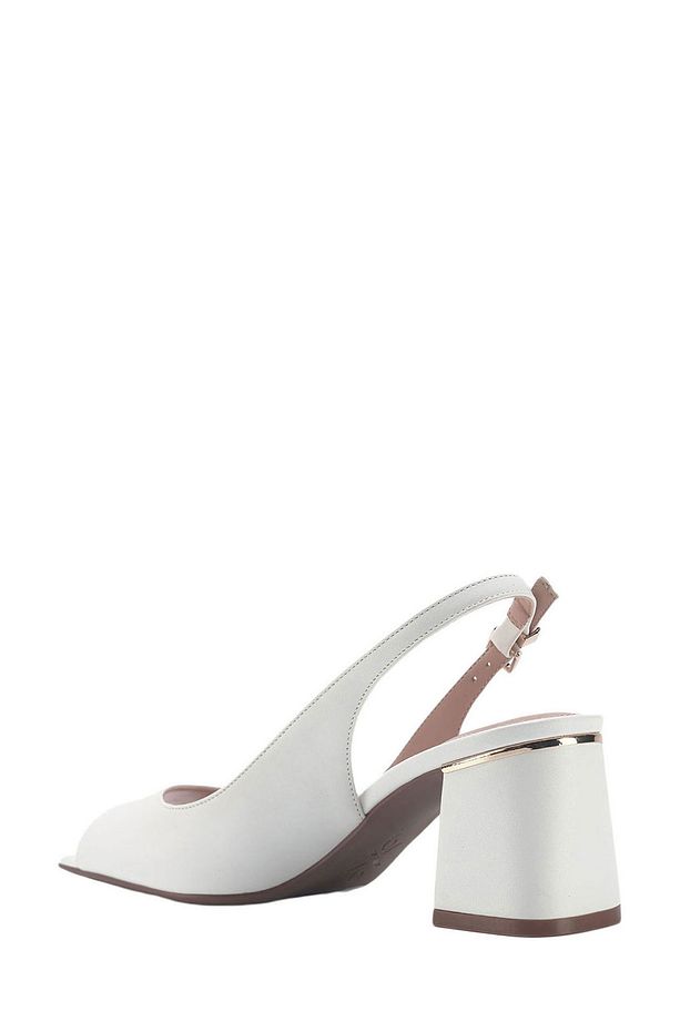 KENAY2 3FX Beyaz Kadın Comfort Sandalet - 3