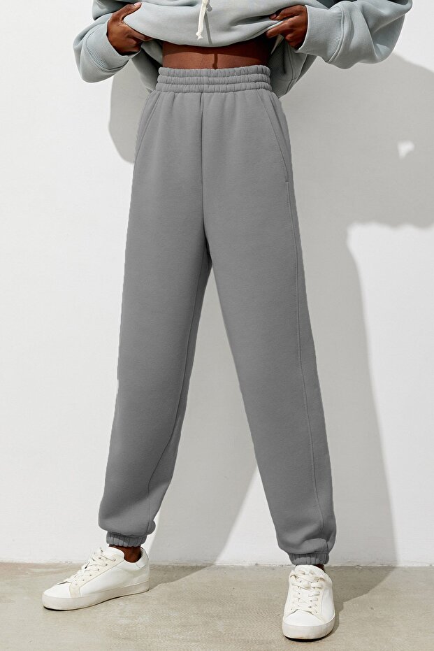 Women's Painted Gray Comfort Fit Sweatpants Mg1353