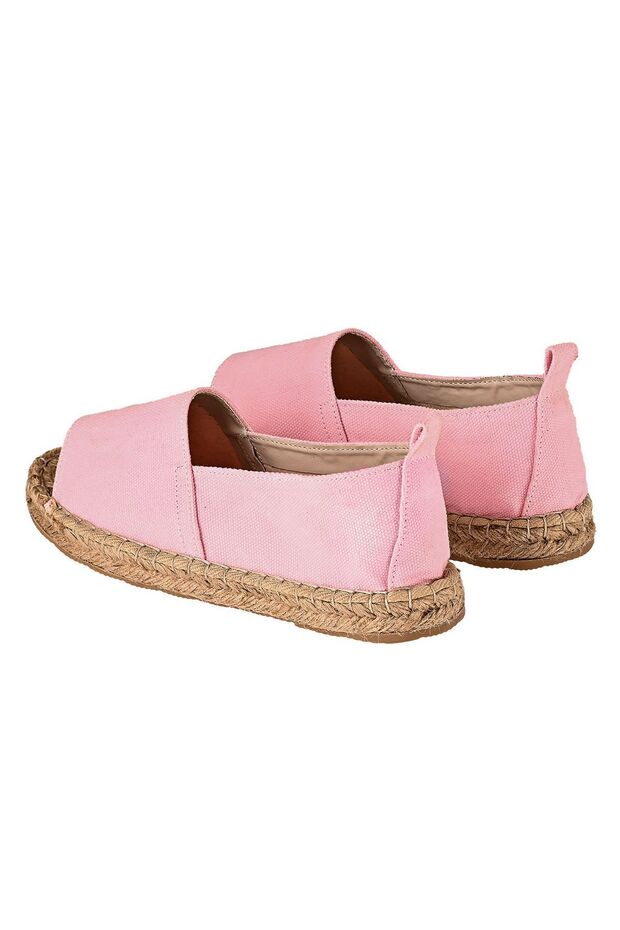El Yapımı Hasır Taban Espadril - 4