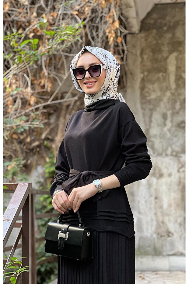 Elbise 36813 Siyah - 4