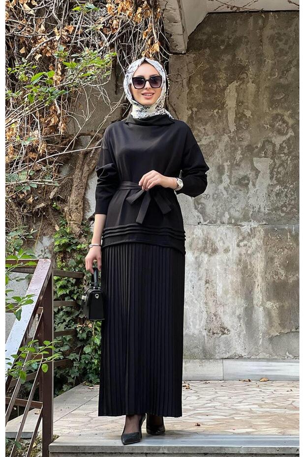 Elbise 36813 Siyah - 1