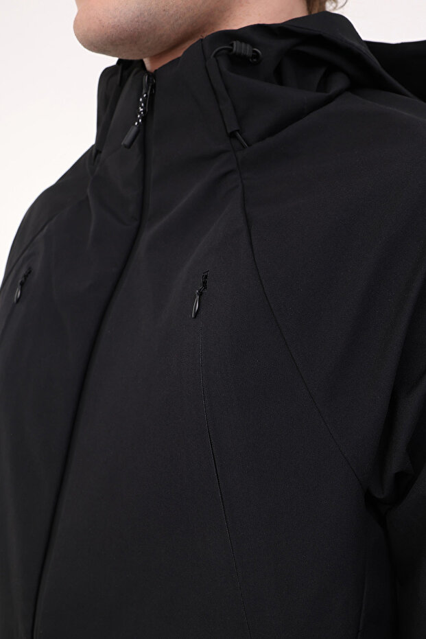 ML 8 HW2770 5FX Siyah Erkek Yağmurluk - 4