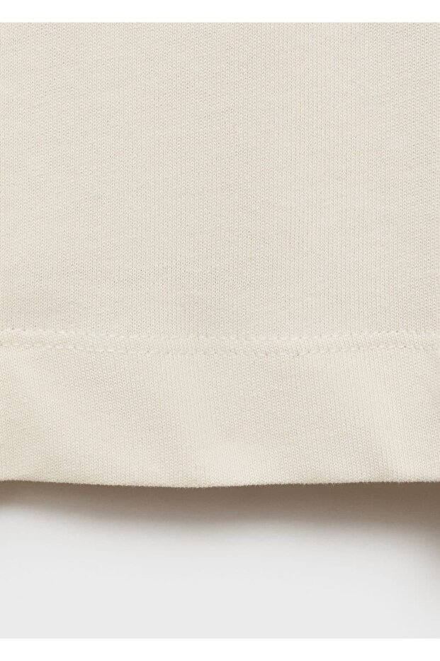 İşlemeli pamuklu tişört - 8