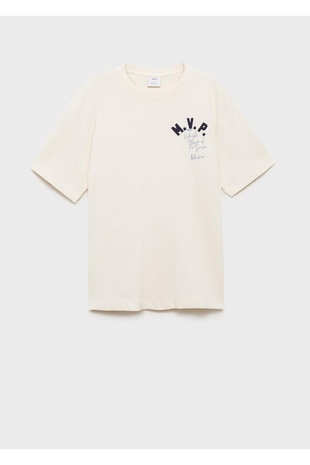 İşlemeli pamuklu tişört - 3