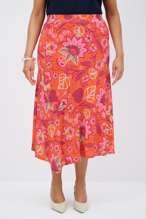 Desenli Örme Etek - 5