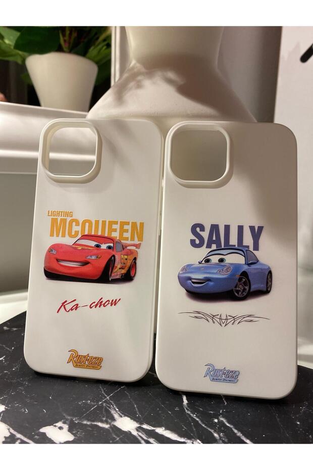 iPhone 13 Telefon Kılıfı (2'Lİ) SALLY AND MCQUEEN - 1