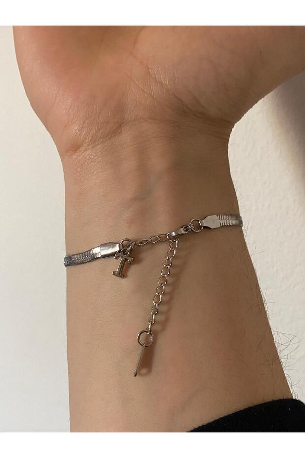 Letter t 316L Steel Italian Bracelet Does Not Tarnish