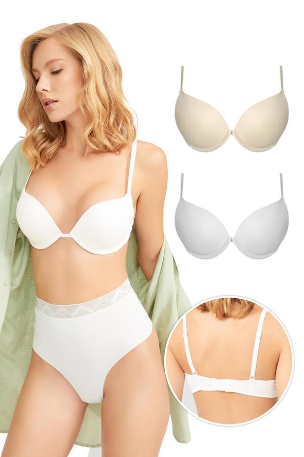 حمالة صدر Lol Up Push Up Underwire مكونة من قطعتين -3