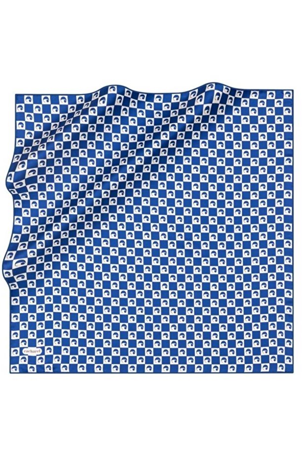 Silk Scarf - 8888313-923 Cobalt Blue