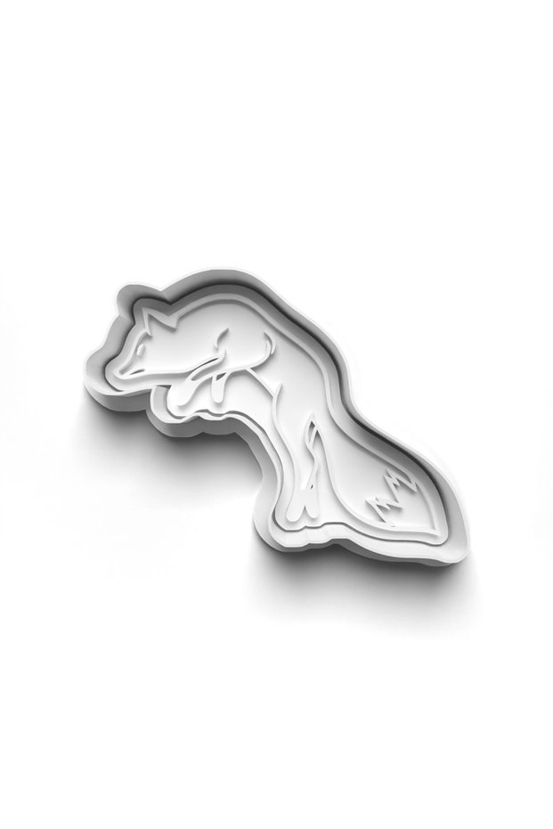 Fox Cooky Cutter and Stamper 3D-0239_1
