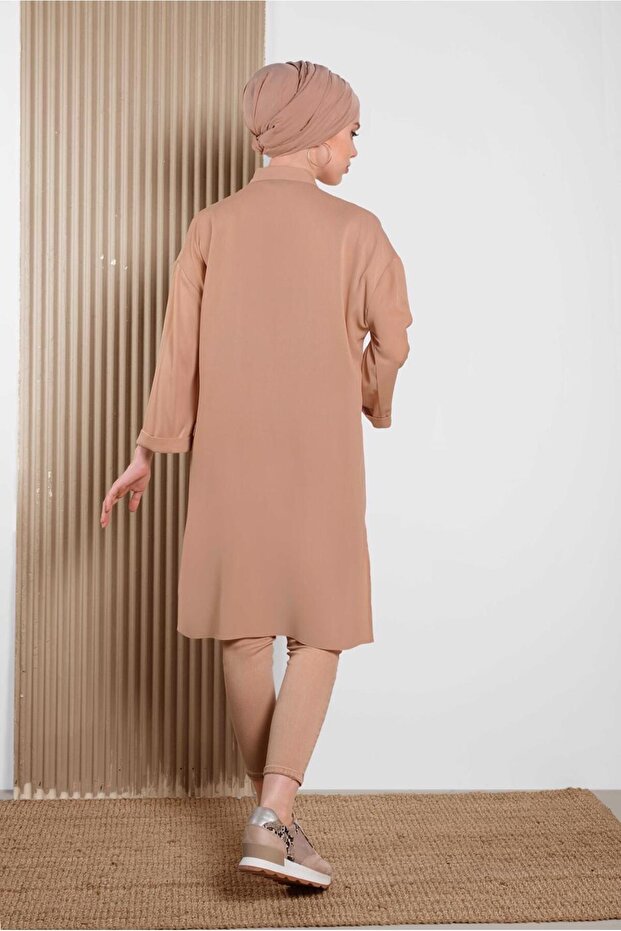 4458 Модель Асиметрична туніка - 4