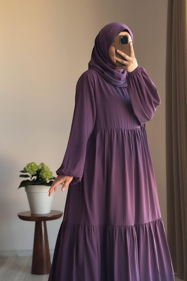 Seyyale Elbise- Leylak - 1