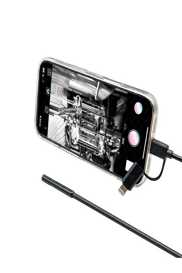 İPHONE VE ANDROİD UYUMLU 2 KAMERALI 10MT YILAN KAMERA - 1
