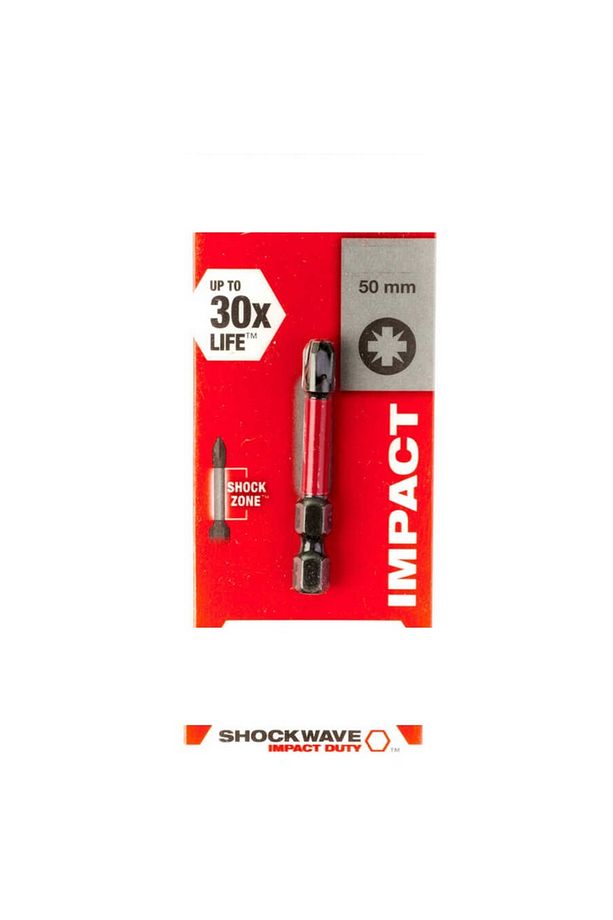 Bits Uç Matkap Ucu Tornavida Ucu Vidalama Ucu Pz2-50mm Shockwave - 4