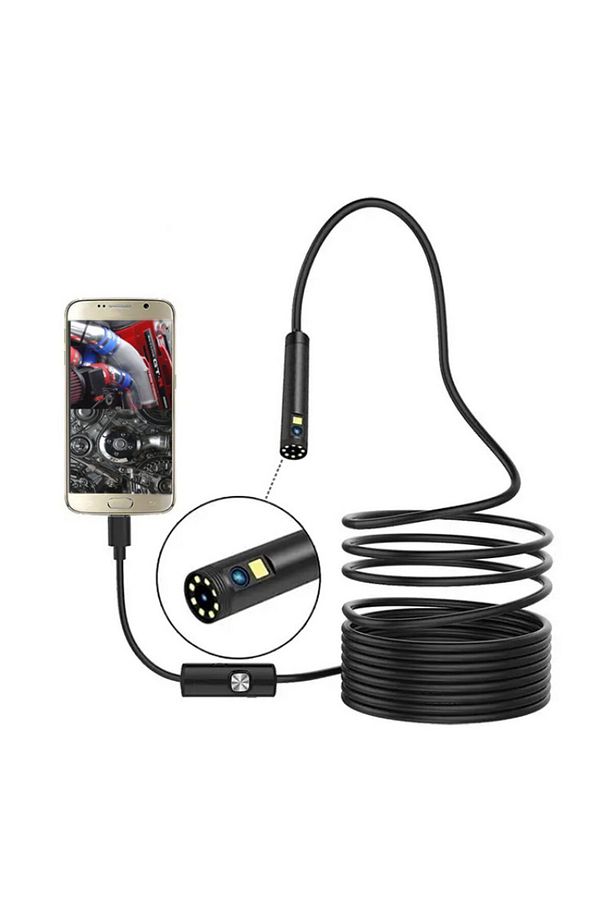 TÜRKİYEDE TEK 3 Kameralı USB Type-C 10MT Yılan Kamera - 3