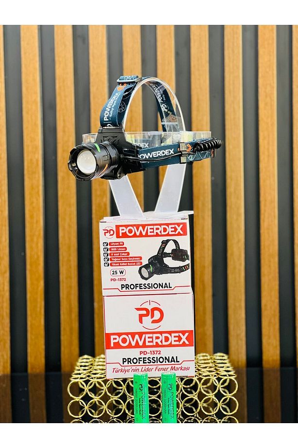 Pd-1372 Şarjl Edilebilir Pilli 25w Zoomlu Kafa Lambası - 4